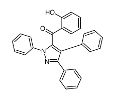 (2-hydroxyphenyl)-(2,4,5-triphenylpyrazol-3-yl)methanone Structure