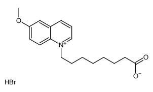 8-(6-methoxyquinolin-1-ium-1-yl)octanoic acid,bromide结构式