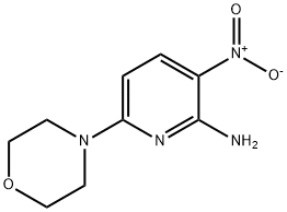 6-(4-Morpholinyl)-3-nitropyridin-2-amine结构式