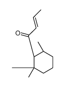 1-[(1S,6S)-2,2,6-trimethylcyclohexyl]but-2-en-1-one结构式