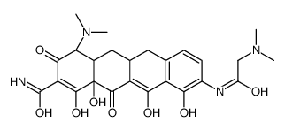 6-demethyl-9-(N,N-dimethylglycylamido)-6-deoxytetracycline structure