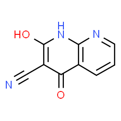 1,8-Naphthyridine-3-carbonitrile,1,2-dihydro-4-hydroxy-2-oxo-(9CI) Structure