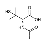 N-乙酰基-D-青霉胺 结构式