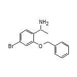 1-[2-(Benzyloxy)-4-bromophenyl]ethanamine Structure