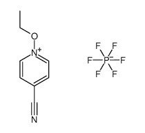 4-cyano-N-ethoxypyridinium hexafluorophosphate Structure