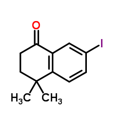 7-碘-4,4-二甲基-3,4-二氢萘1(2H)-酮结构式