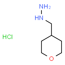 [(Oxan-4-yl)methyl]hydrazine hydrochloride Structure