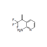 2-氨基-3-[1-(三氟甲基)乙烯基]吡啶结构式