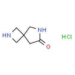 2,6-Diaza-spiro[3.4]octan-7-one hydrochloride Structure