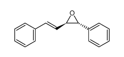 trans-(2R,3R)-2-phenyl-3-[(E)-2-phenyleth-1-enyl]oxirane Structure