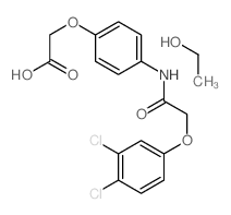 2-[4-[[2-(3,4-dichlorophenoxy)acetyl]amino]phenoxy]acetic acid; ethanol picture