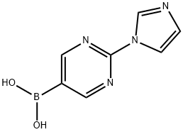 2-(Imidazol-1-yl)pyrimidine-5-boronic acid图片