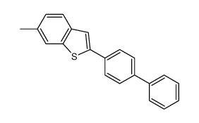 6-methyl-2-(4-phenylphenyl)-1-benzothiophene Structure