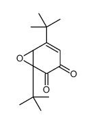 2,6-ditert-butyl-7-oxabicyclo[4.1.0]hept-2-ene-4,5-dione Structure