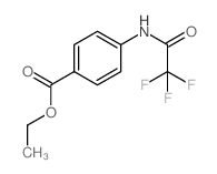 Benzoic acid,4-[(2,2,2-trifluoroacetyl)amino]-, ethyl ester结构式