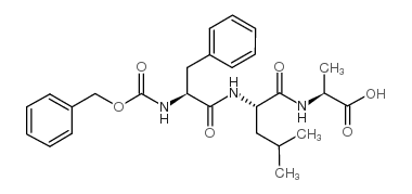Z-PHE-LEU-ALA-OH structure