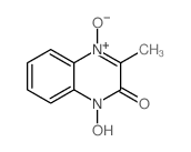 2(1H)-Quinoxalinone,1-hydroxy-3-methyl-, 4-oxide结构式