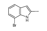 7-BROMO-2-METHYLINDOLE structure