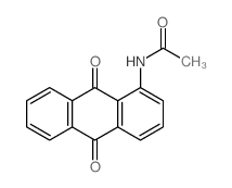 1-N-Acetylamino-9,10-anthraquinone结构式