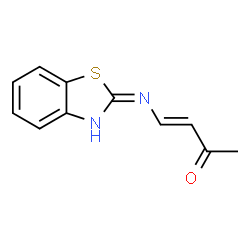 3-Buten-2-one,4-(2-benzothiazolinylideneamino)-(8CI) picture