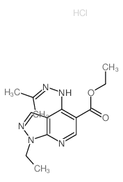 Etazolate hydrochloride structure