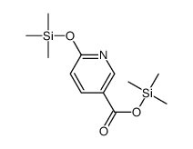 6-[(Trimethylsilyl)oxy]-3-pyridinecarboxylic acid trimethylsilyl ester Structure