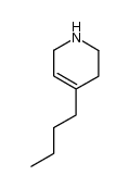 4-butyl-1,2,3,6-tetrahydro-pyridine结构式