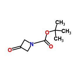 tert-Butyl 3-oxoazetidine-1-carboxylate Structure