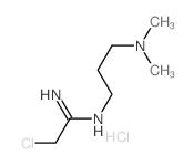 Ethanimidamide,2-chloro-N-[3-(dimethylamino)propyl]-, hydrochloride (1:2)结构式