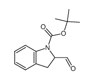 tert-butyl 2-formylindoline-1-carboxylate Structure