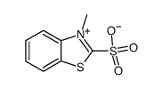 3-methyl-2-sulphonatobenzothiazolium结构式