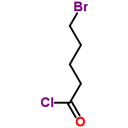 5-Bromopentanoyl chloride Structure