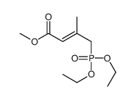 methyl 4-diethoxyphosphoryl-3-methylbut-2-enoate Structure