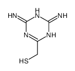 (4,6-diamino-1,3,5-triazin-2-yl)methanethiol Structure