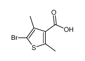 5-bromo-2,4-dimethyl-3-Thiophenecarboxylic acid结构式