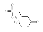 ethyl 4-methylsulfonylbutanoate structure