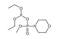 diethyl [methoxy(morpholin-4-yl)phosphoryl] phosphite Structure