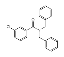 N,N-dibenzyl-3-chlorobenzamide结构式