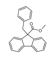 9-benzyl-fluorene-9-carboxylic acid methyl ester Structure