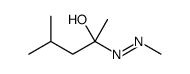 4-methyl-2-(methyldiazenyl)pentan-2-ol Structure