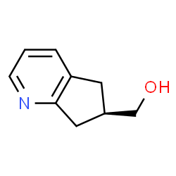 5H-Cyclopenta[b]pyridine-6-methanol,6,7-dihydro-,(6R)-(9CI)结构式