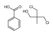 benzoic acid,3-chloro-2-(chloromethyl)-2-methylpropan-1-ol Structure