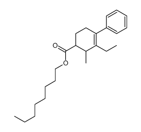 octyl 3-ethyl-2-methyl-4-phenylcyclohex-3-ene-1-carboxylate Structure