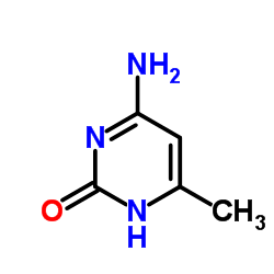 2(1H)-Pyrimidinone,6-amino-4-methyl- Structure