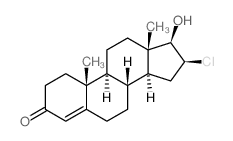 (8R,9S,10R,13S,14S,16S,17R)-16-chloro-17-hydroxy-10,13-dimethyl-1,2,6,7,8,9,11,12,14,15,16,17-dodecahydrocyclopenta[a]phenanthren-3-one结构式