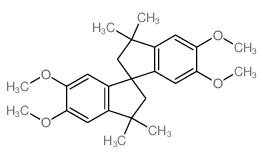 1,1'-Spirobi[1H-indene], 2,2',3,3'-tetrahydro-5,5',6,6'-tetramethoxy-3,3,3',3'-tetramethyl- structure