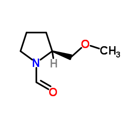 (S)-(-)-2-(甲氧甲基)-1-吡咯烷甲醛结构式