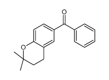 (2,2-dimethyl-3,4-dihydrochromen-6-yl)-phenylmethanone Structure