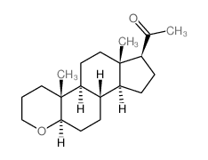 1-[(1S,3aS,3bS,5aR,9aR,9bS,11aS)-9a,11a-dimethyl-1,2,3,3a,3b,4,5,5a,7,8,9,9b,10,11-tetradecahydroindeno[5,4-f]chromen-1-yl]ethanone Structure