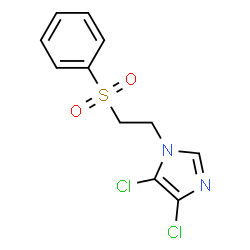 4,5-Dichloro-1-[2-(phenylsulfonyl)ethyl]-1H-imidazole Structure